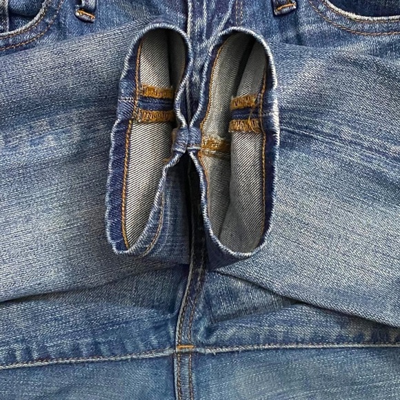 Madewell High Riser Skinny Stretch Jeans Distressed Whiskering Fading 26 - Picture 13 of 15